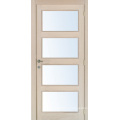 Интерио МДФ, твердой древесины Стайлз и рельсы шпонированные двери современного дизайна